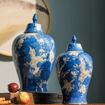 Vase chinois bleu - Vignette | DécoVase