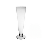 Grand vase transparent 40 cm