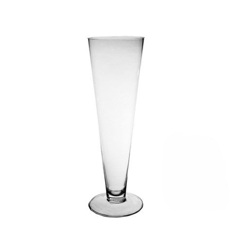Grand vase transparent 40 cm