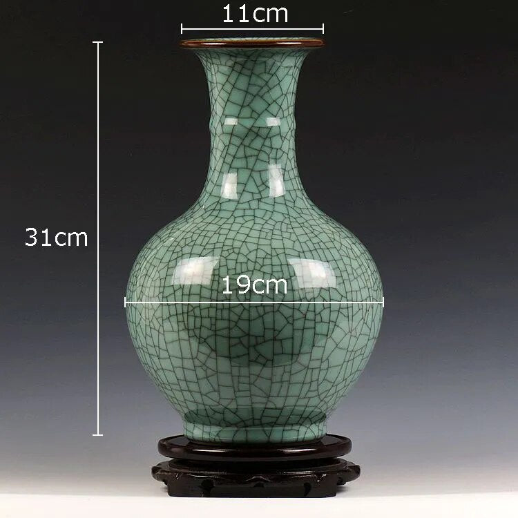 Vase chinois vert