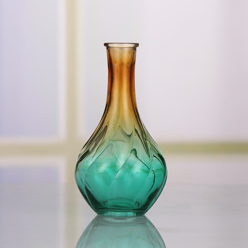 Vase en verre coloré