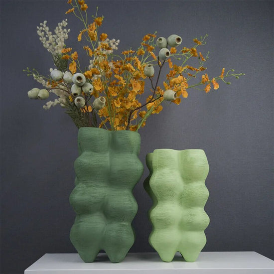 Vase design vert