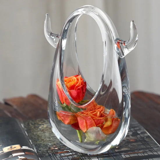 Vase en verre original