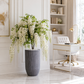 Grand vase gris anthracite