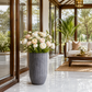 Grand vase gris anthracite