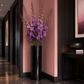 Grand vase noir brillant