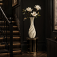 Grand vase beige