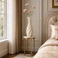 Grand vase beige