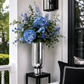 Grand vase argenté