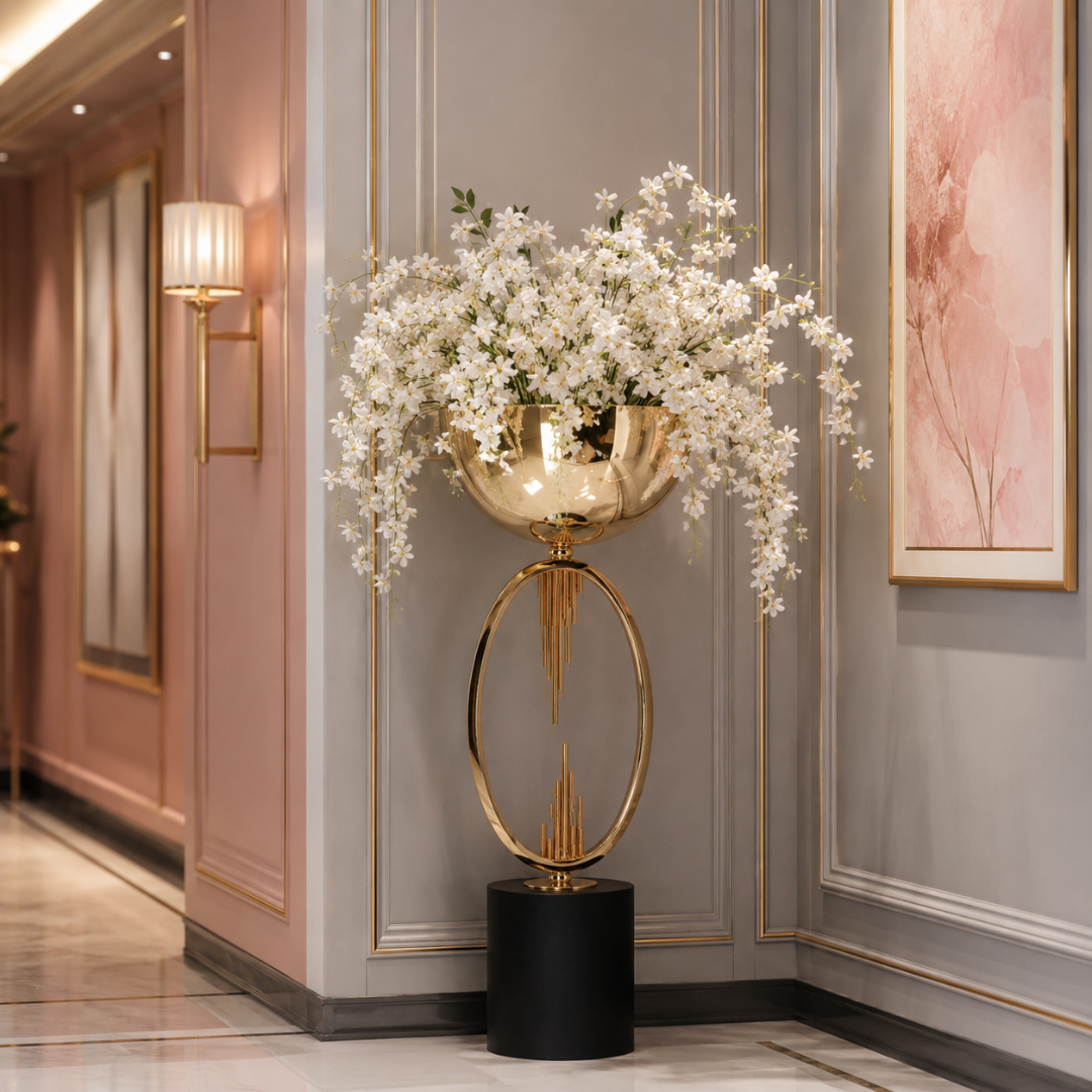 Grand vase sur pied