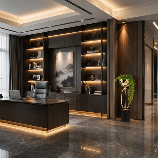 Grand vase sur pied