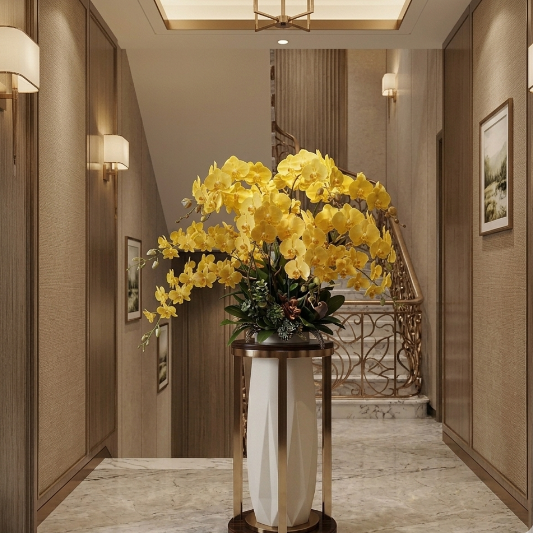 Grand vase pour orchidée