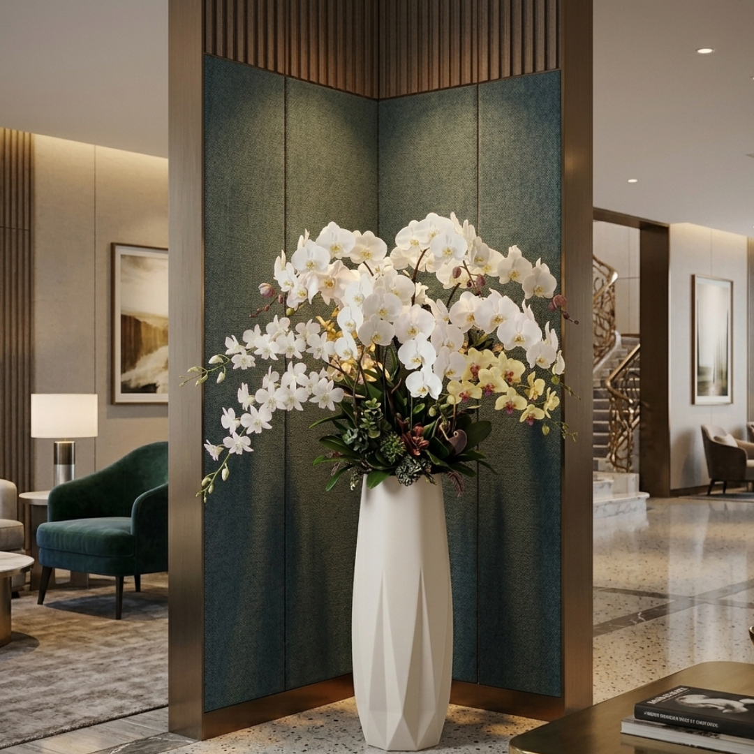 Grand vase pour orchidée