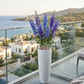 Grand vase blanc exterieur