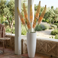 Grand vase blanc exterieur