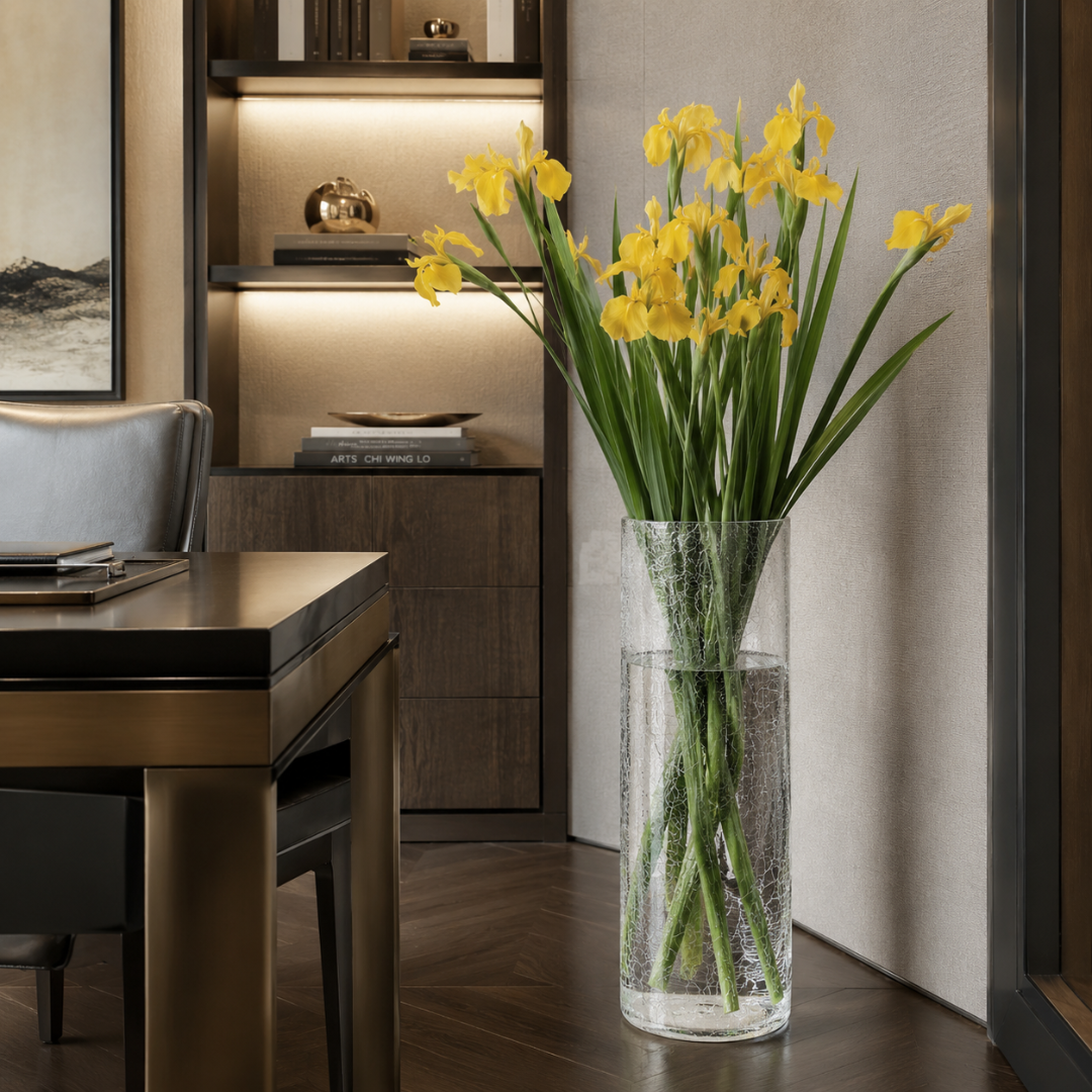 Grand vase boheme