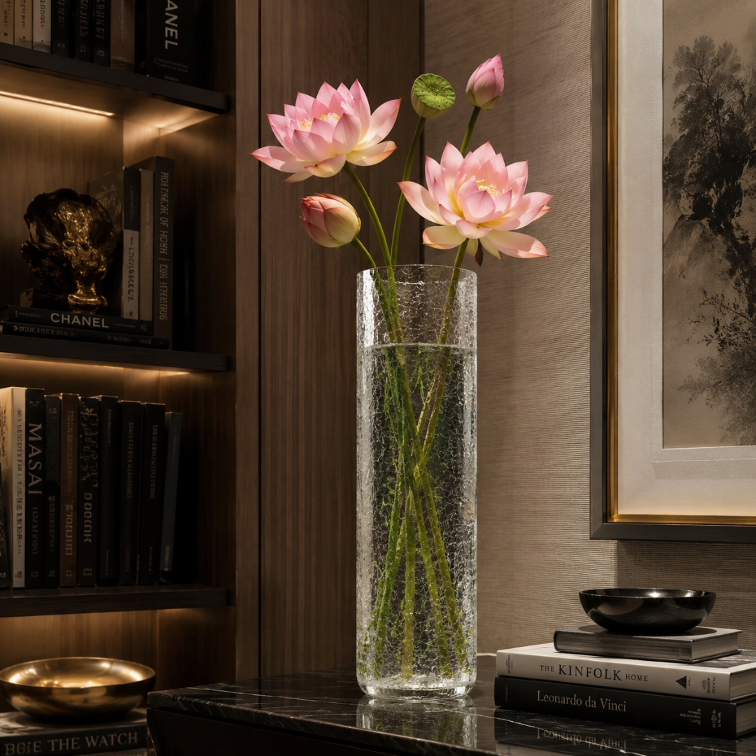 Grand vase boheme