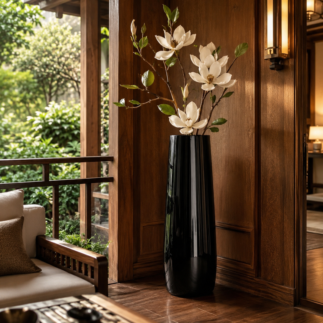 Grand vase en verre design