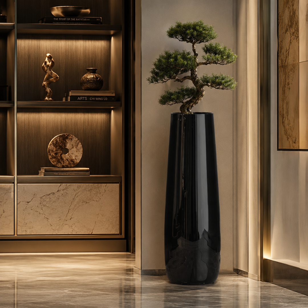 Grand vase en verre design
