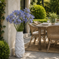 Grand vase blanc mat