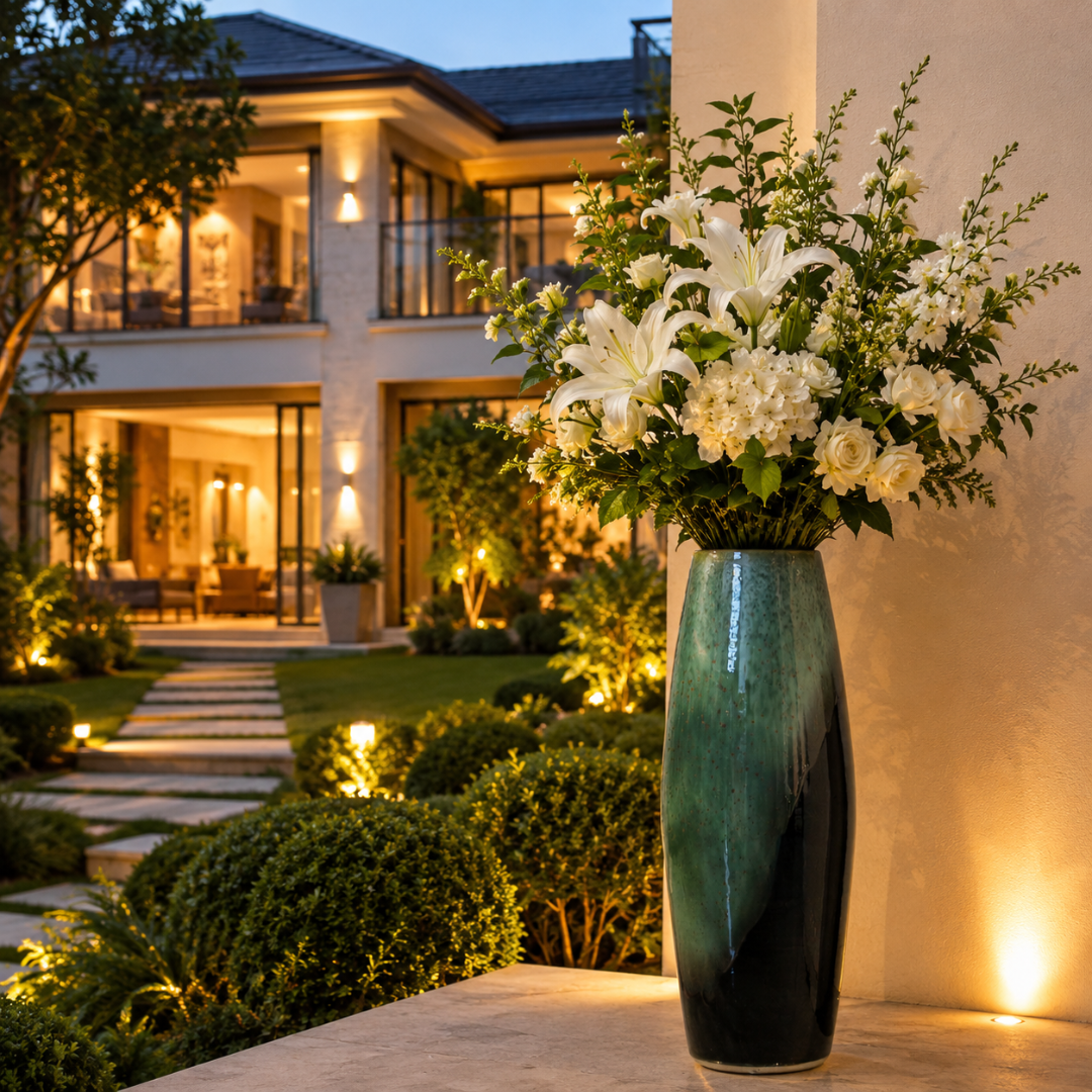 Grand vase de jardin