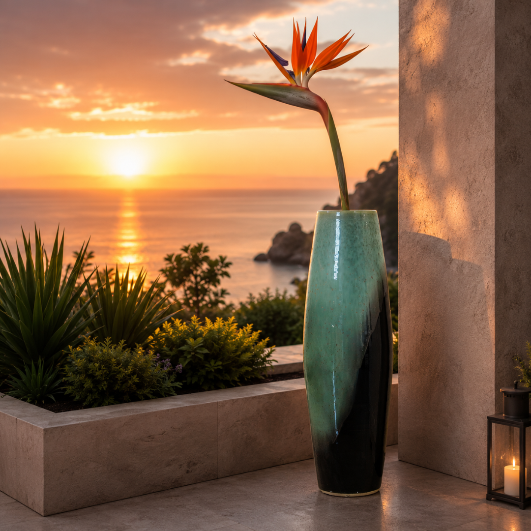 Grand vase de jardin