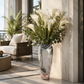 Grand vase effet marbre