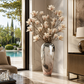 Grand vase effet marbre