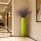 Grand vase en verre vert