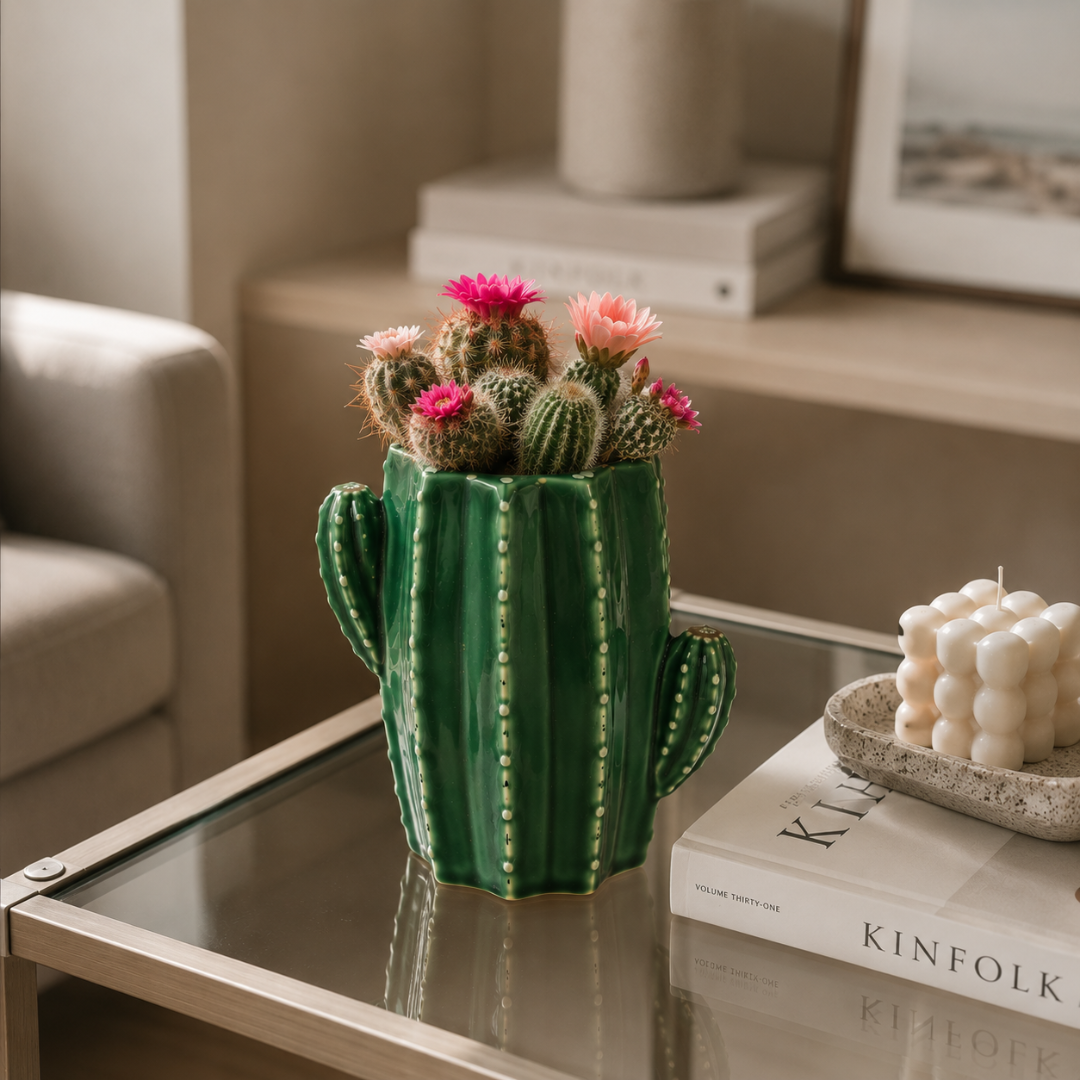 Vase cactus