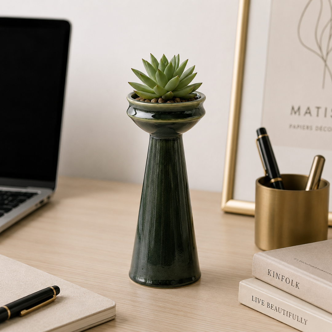 Vase coupe sur pied