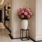 Vase en gres blanc