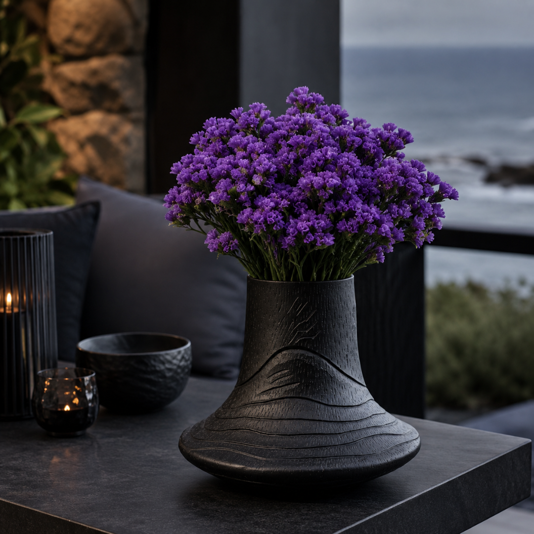 Vase en resine
