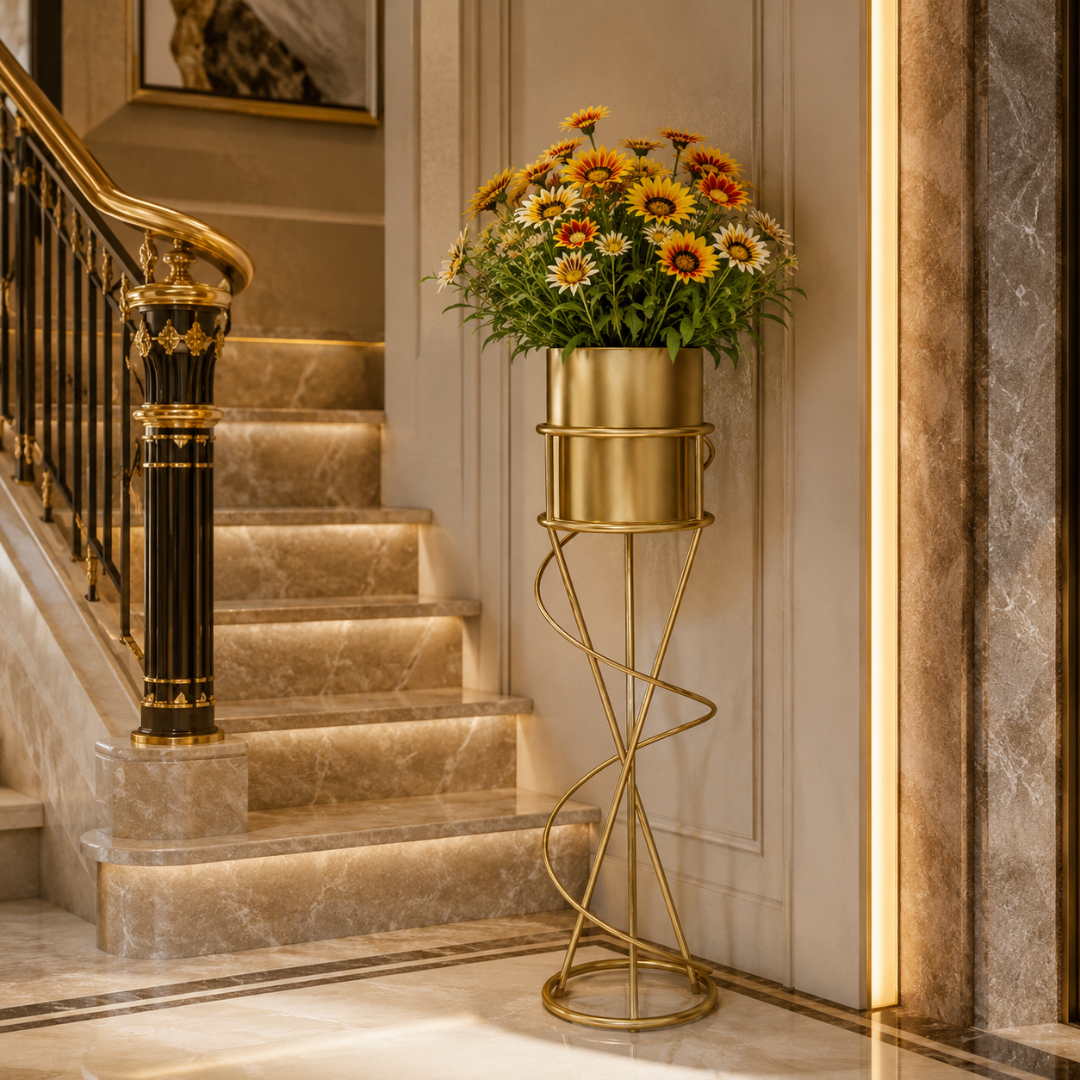 Support plante interieur moderne