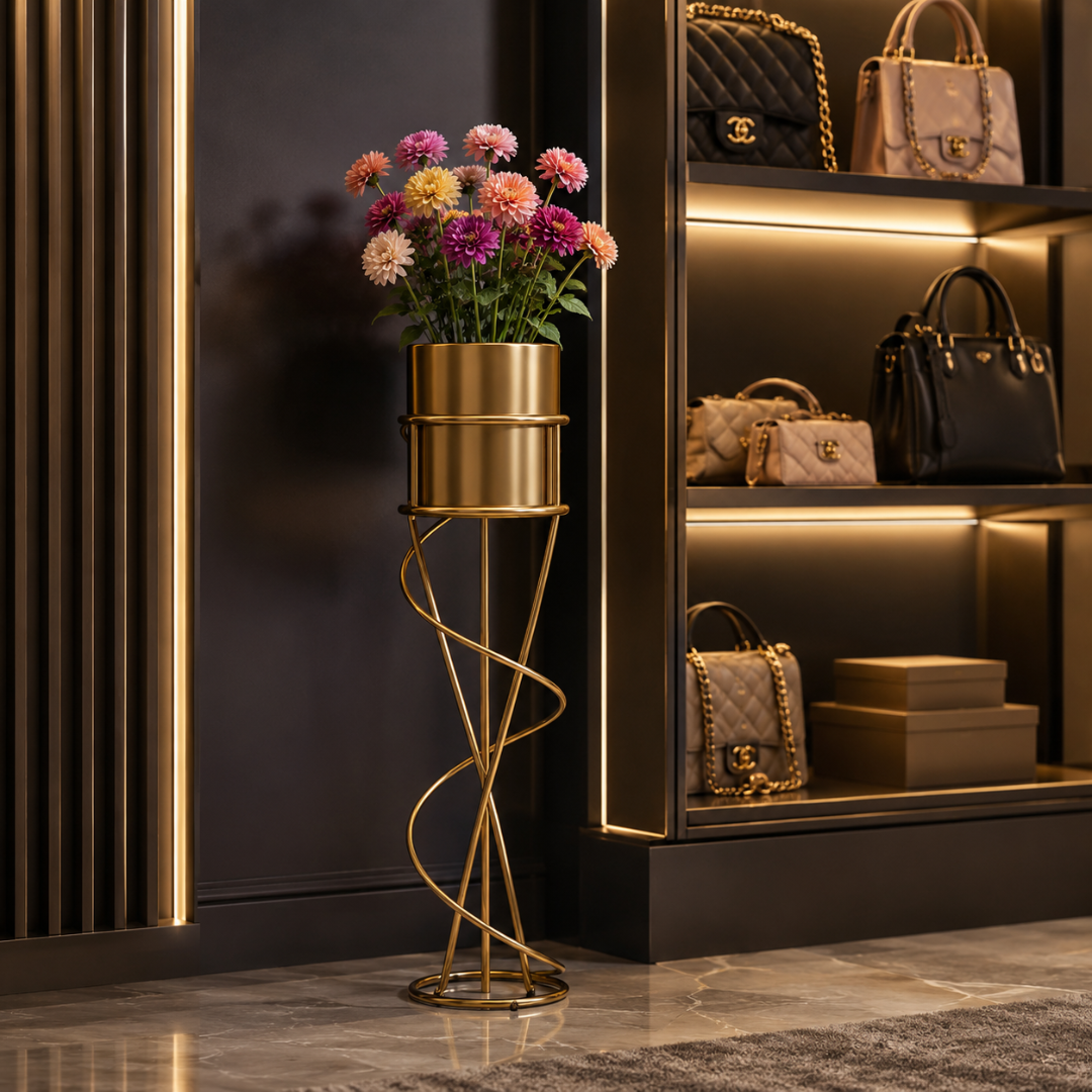 Support plante interieur moderne