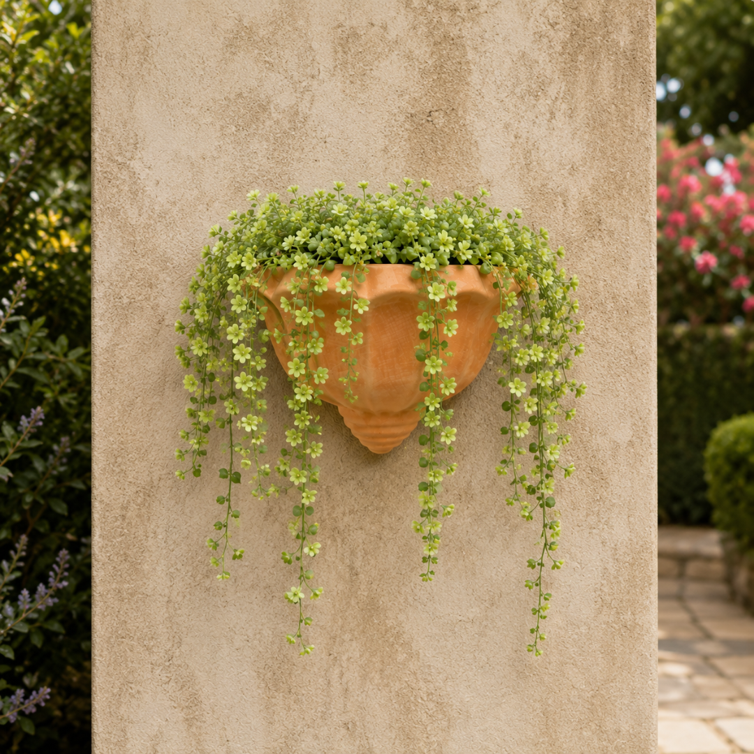 Jardinière murale terre cuite