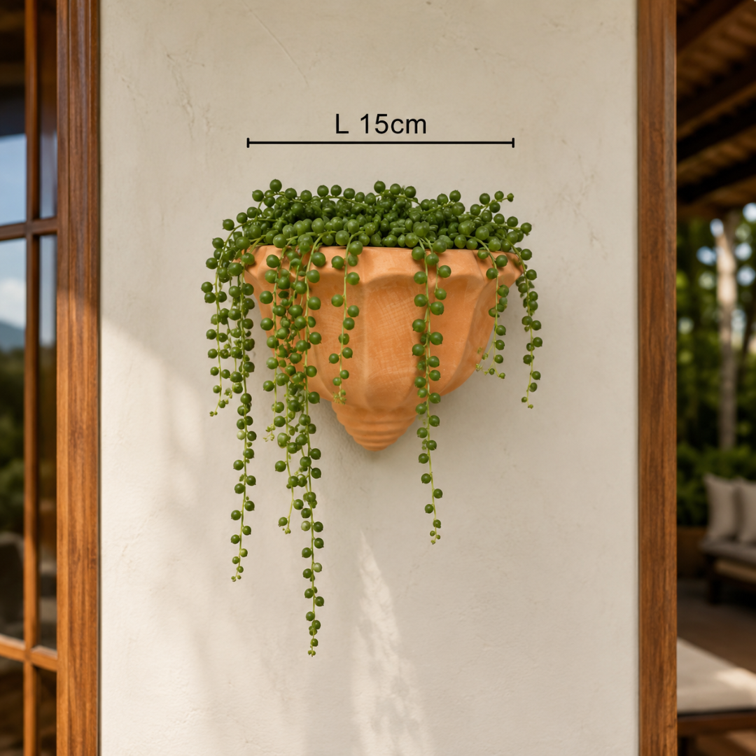 Jardinière murale terre cuite
