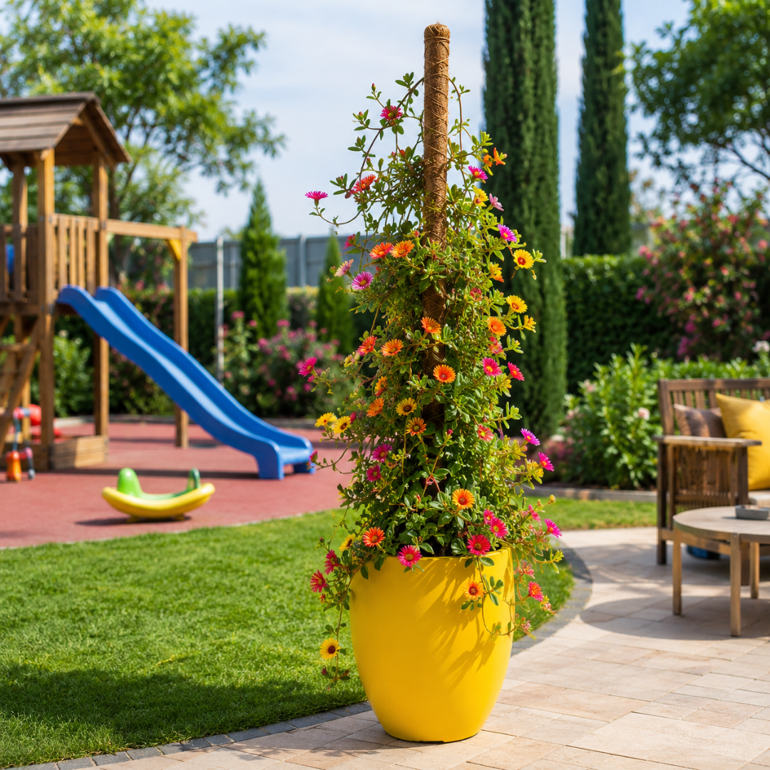 Support bambou pour plantes grimpantes