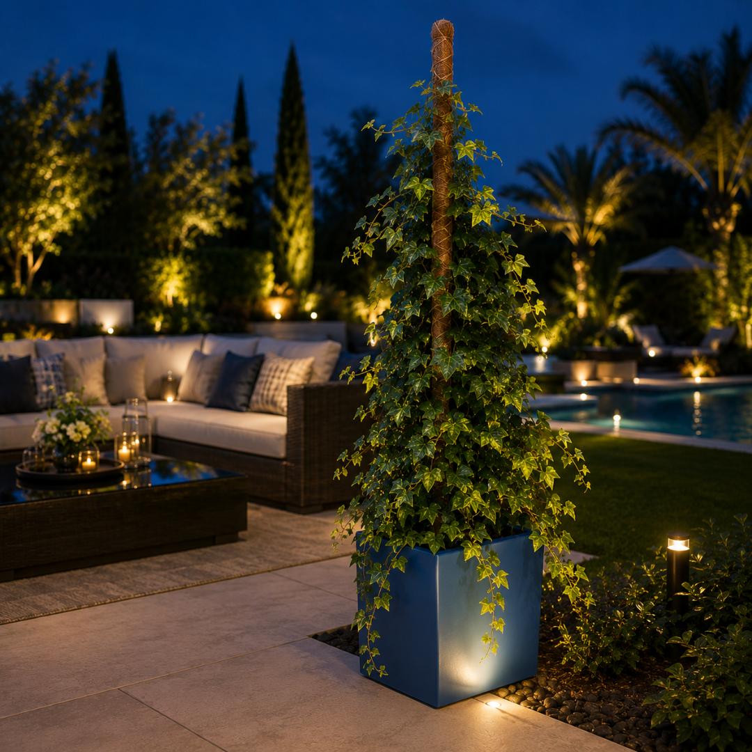 Support bambou pour plantes grimpantes