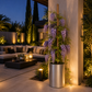 Support bambou pour plantes grimpantes