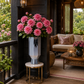 Grand vase aluminium