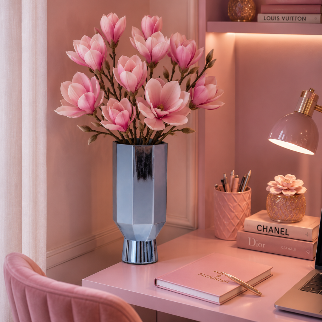Grand vase aluminium
