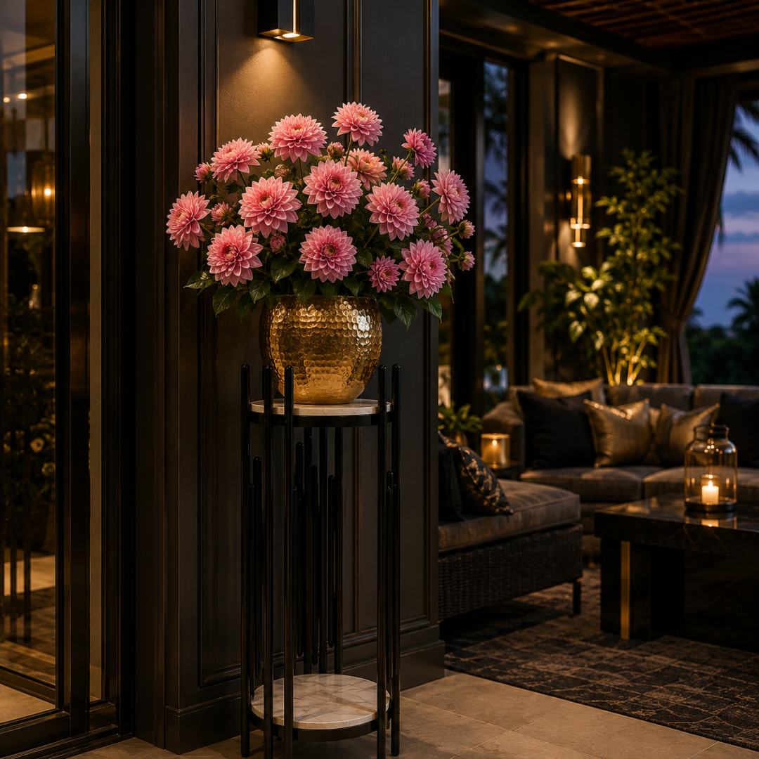 Colonne décorative pour plantes