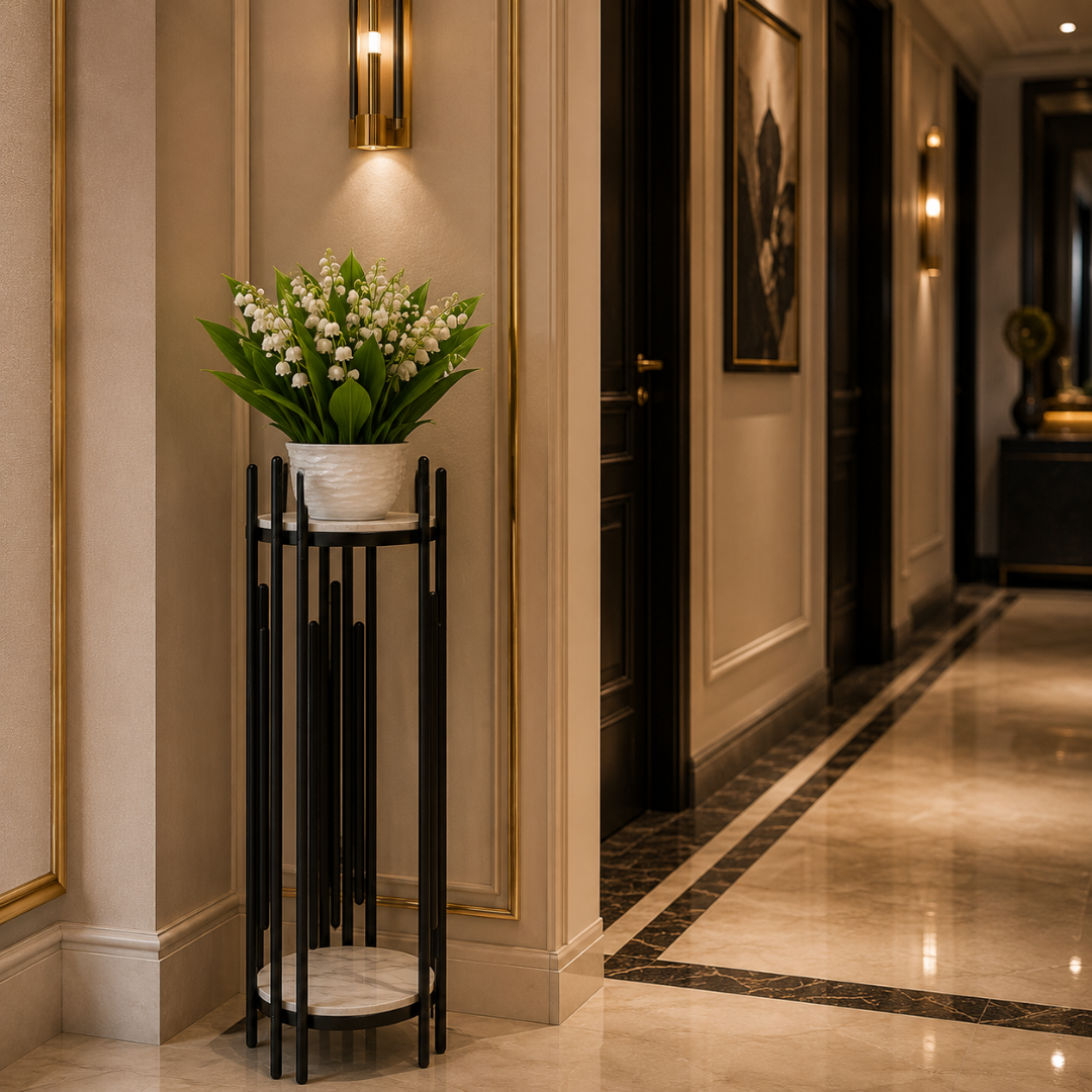 Colonne décorative pour plantes