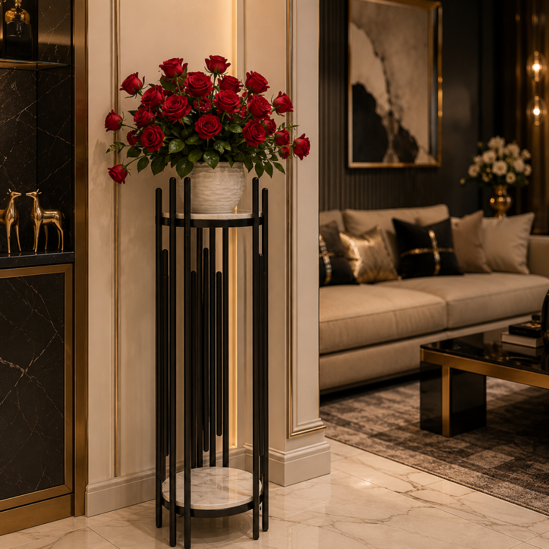 Colonne décorative pour plantes