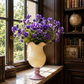 Vase sur pied design