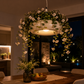 Suspension luminaire plante