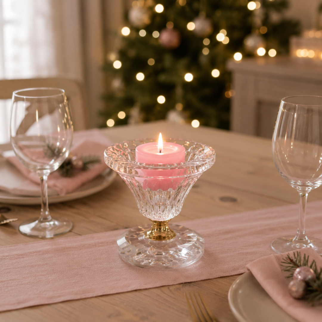 Centre de table noël avec bougie