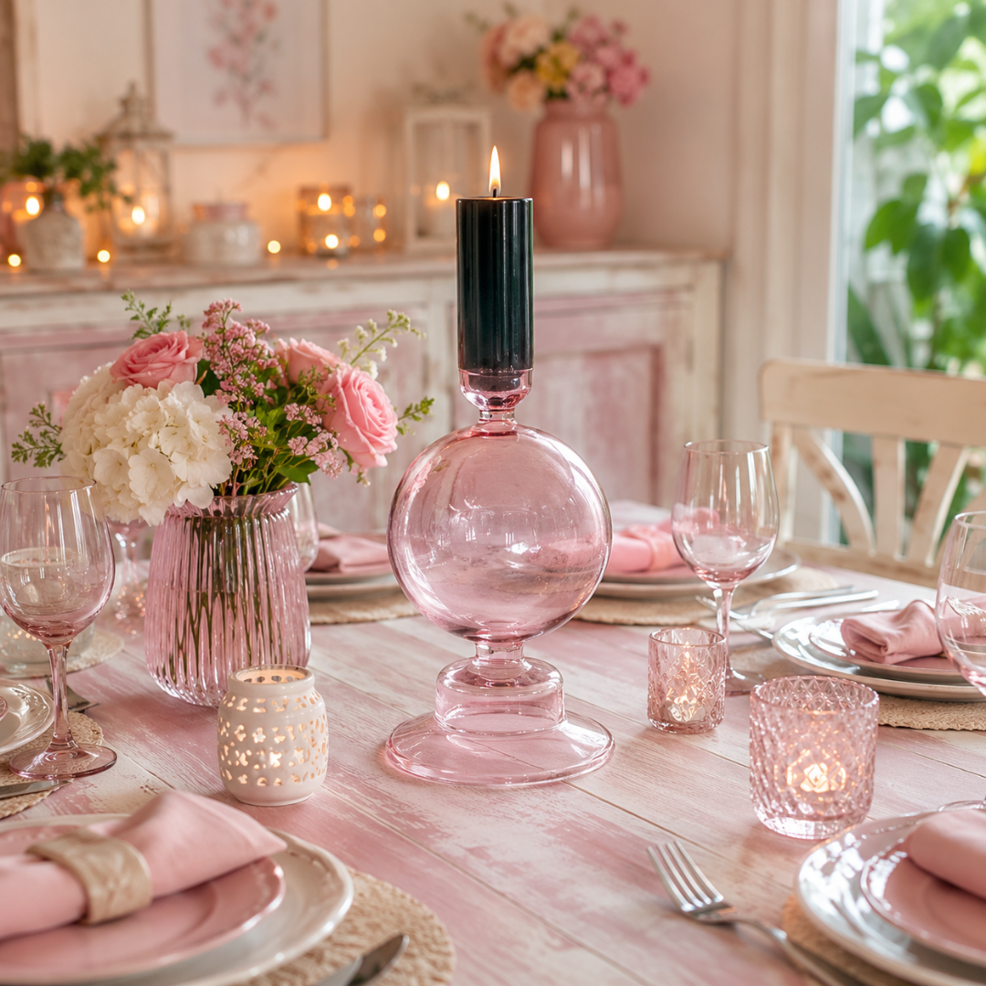 Centre de table bougies