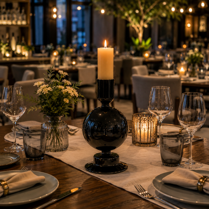 Centre de table bougies